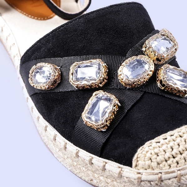 Raluca fekete női espadrille, 7 - Kalapod.hu